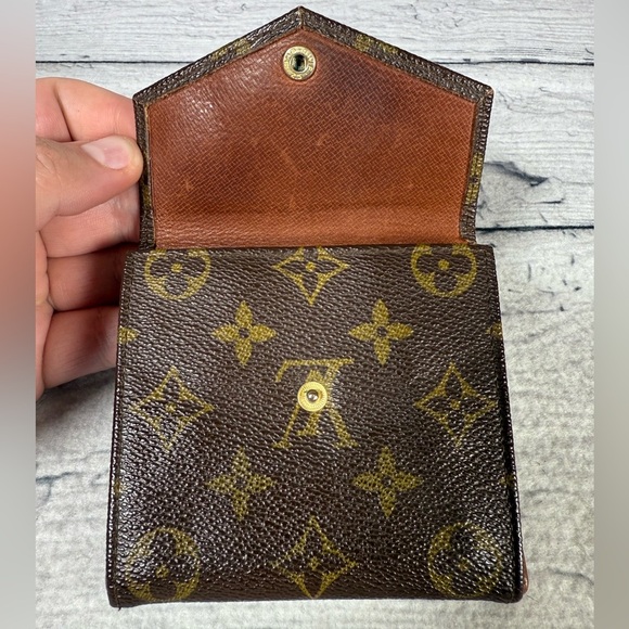Louis Vuitton Portefeiulle Elise Trifold Wallet Monogram Canvas Leather - Picture 7 of 14